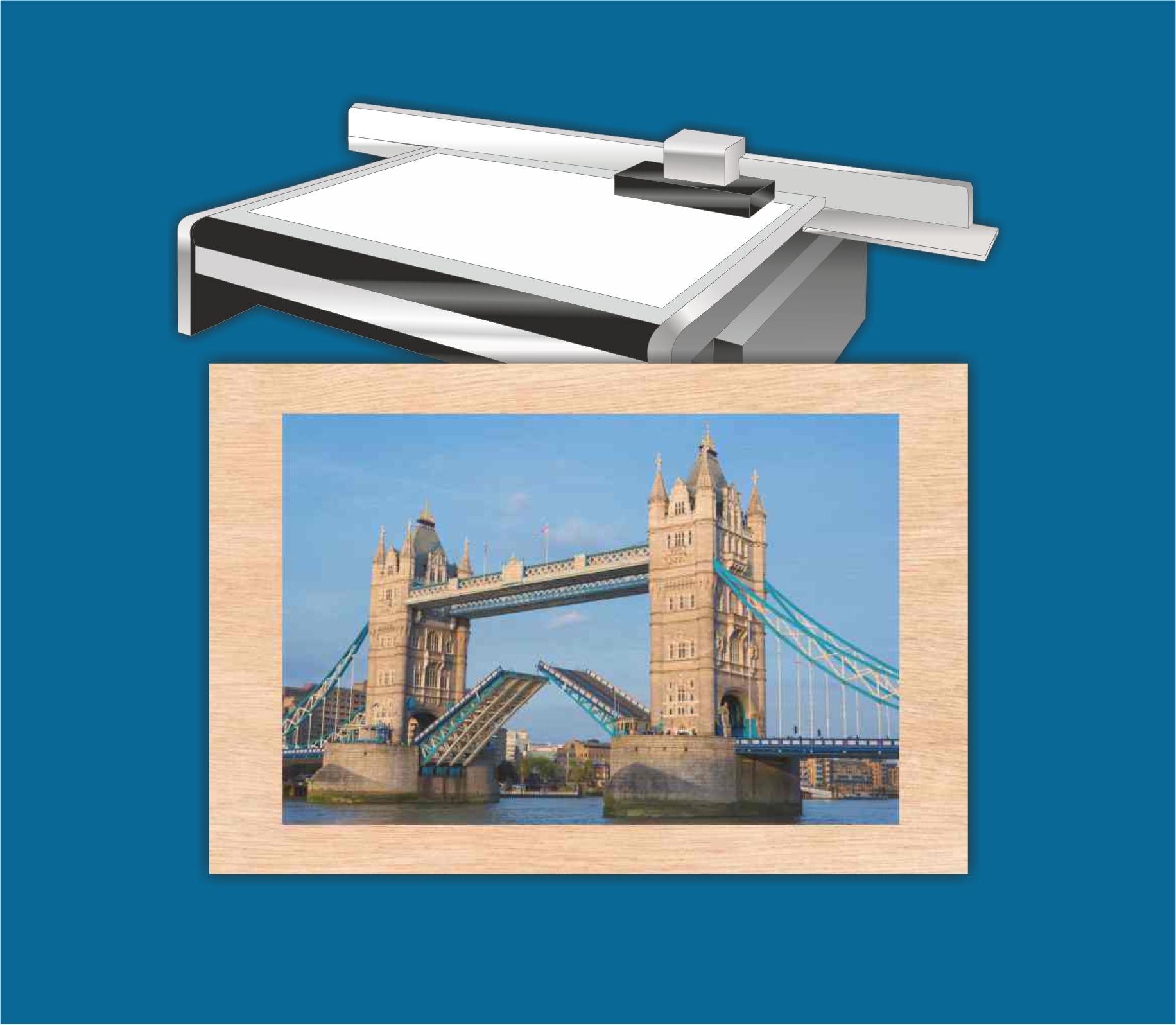 Печать на фанере и лдсп