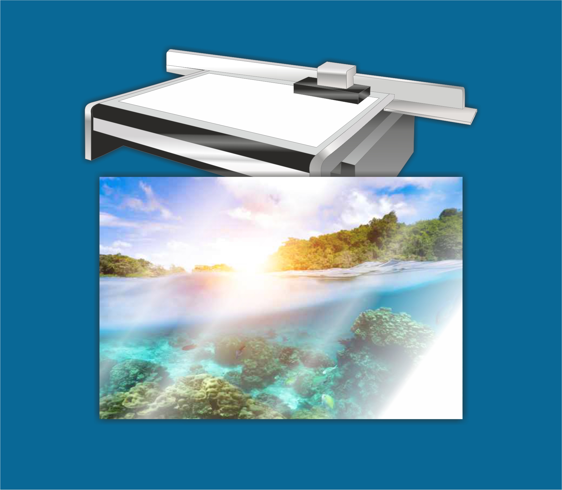 Печать на стекле